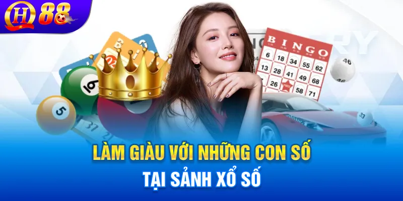 Làm giàu với những con số tại sảnh xổ số