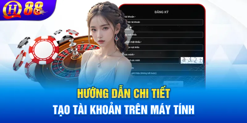 Hướng dẫn chi tiết tạo tài khoản trên máy tính